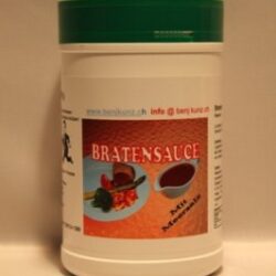 600 g Bratensauce, gebunden, fettarm mit Meersalz