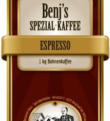1 kg Espresso Bohnen (reizarm und magenschonend)Hochlandkaffee