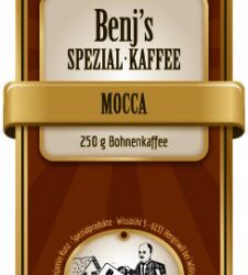 250 g Mocca Wiener Bohnen (reizarm und magenschonend) Hochlandkaffee