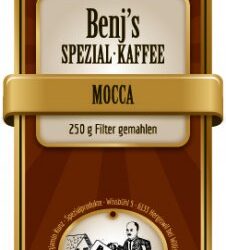 250 g Mocca Wiener Bohnen, filter,gemahlen (reizarm und magenschonend) Hochlandkaffee