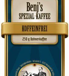 250 g Koffeinfreier Bohnen, (reizarm und magenschonend) Hochlandkaffee