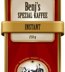 Instant Kaffee Exklusiv (250 g = 150 bis 180 Tassen)