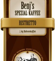 1 kg Ristretto Bohnen Hochlandkaffee magenschonend